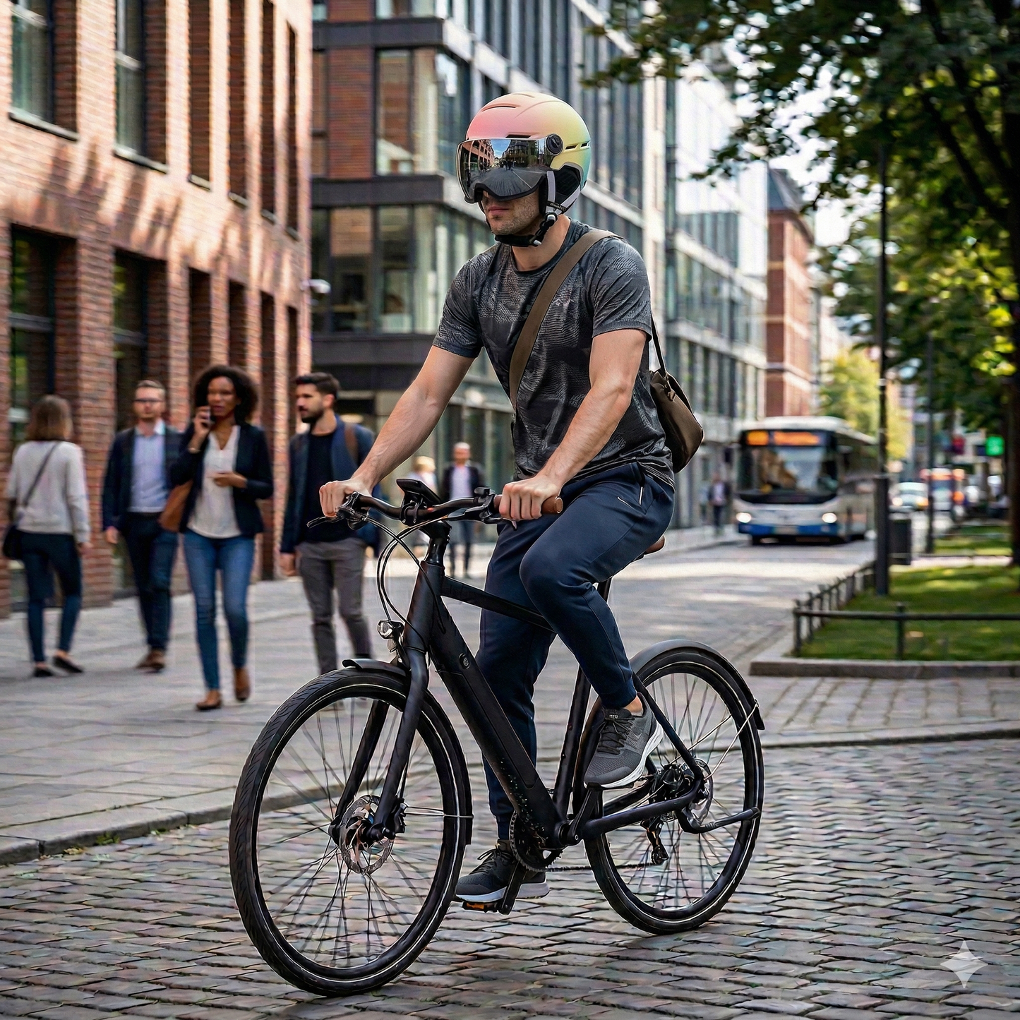 Casque vélo visière solaire - SafeMotion