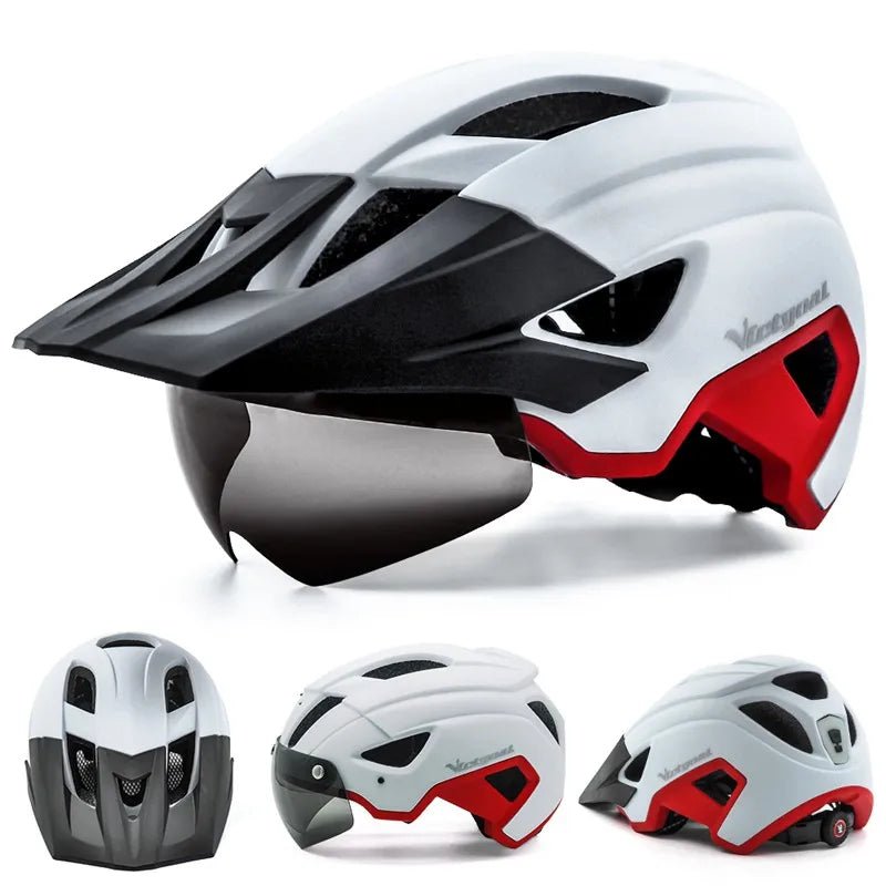 casque vélo avec visière et lumière - SafeMotion