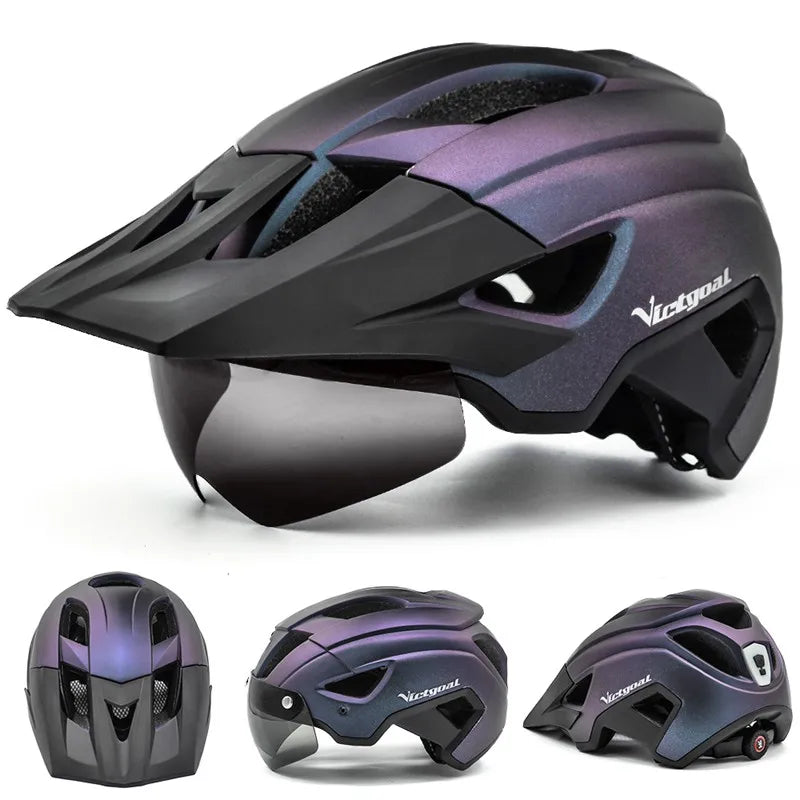 casque vélo avec visière et lumière - SafeMotion