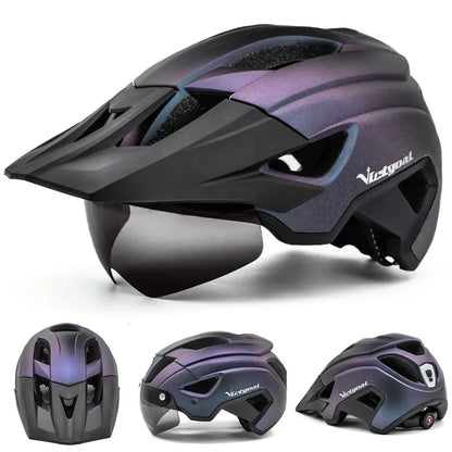 casque vélo avec visière et lumière - SafeMotion