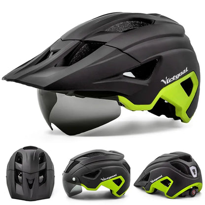 casque vélo avec visière et lumière - SafeMotion