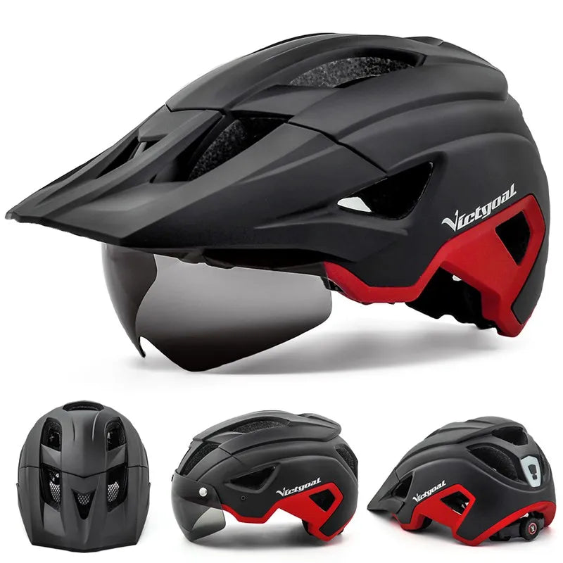 casque vélo avec visière et lumière - SafeMotion