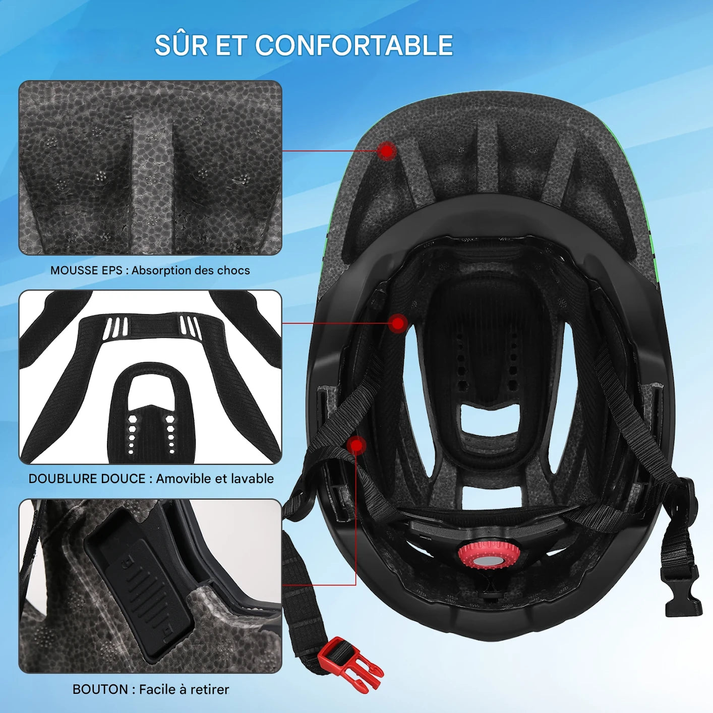 Casque intégral vélo enfant - SafeMotion
