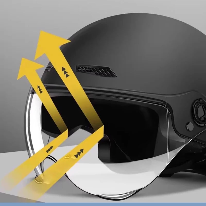 Casque vélo visière amovible - SafeMotion