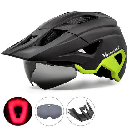 casque vélo avec visière et lumière - SafeMotion