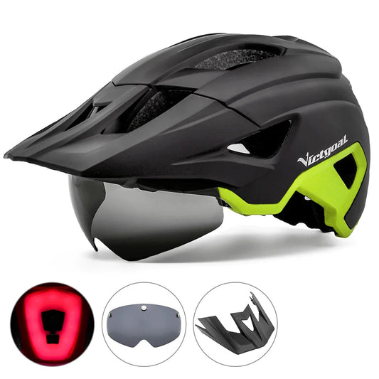 casque vélo avec visière et lumière - SafeMotion