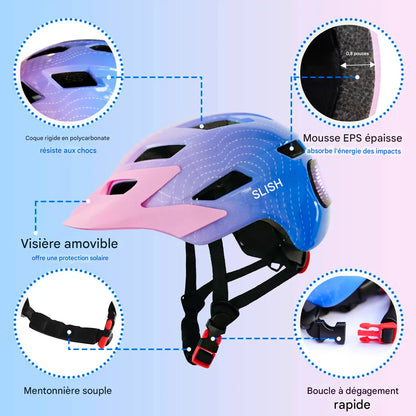 Casque vélo enfant 4 ans - 8 ans - SafeMotion