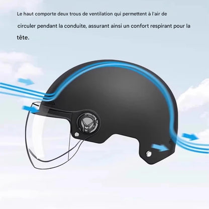 Casque vélo visière amovible - SafeMotion