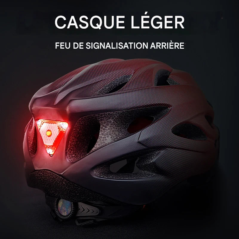 Casque vélo visière lumière - SafeMotion