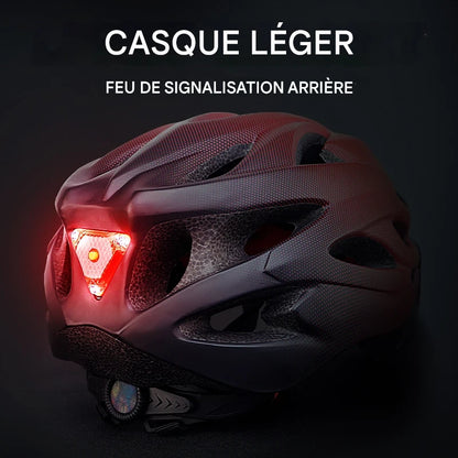Casque vélo visière lumière - SafeMotion