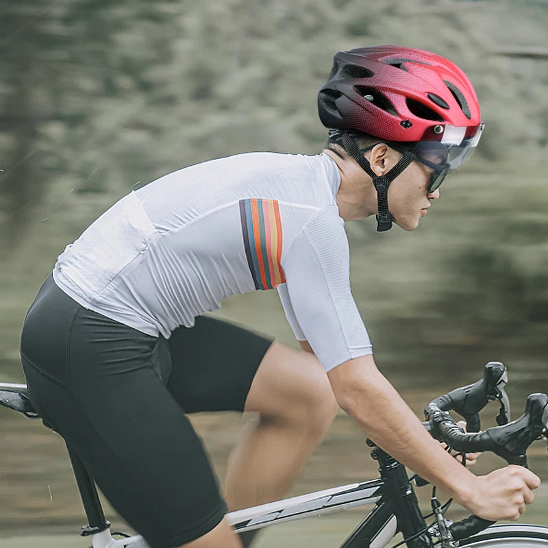 Casque vélo visière lumière - SafeMotion