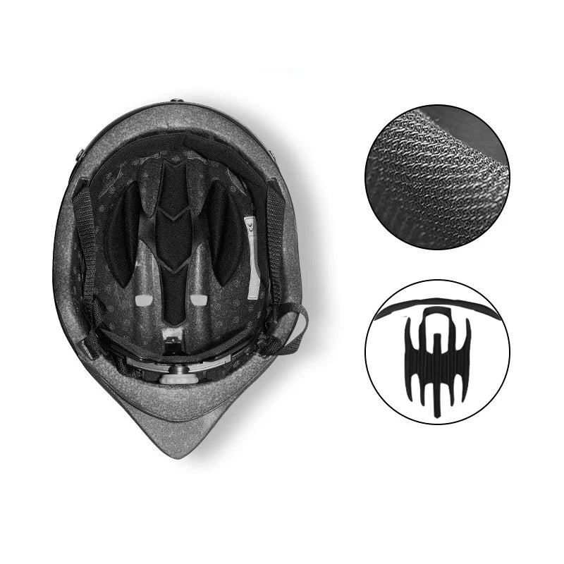 Casque vélo route avec visière - SafeMotion