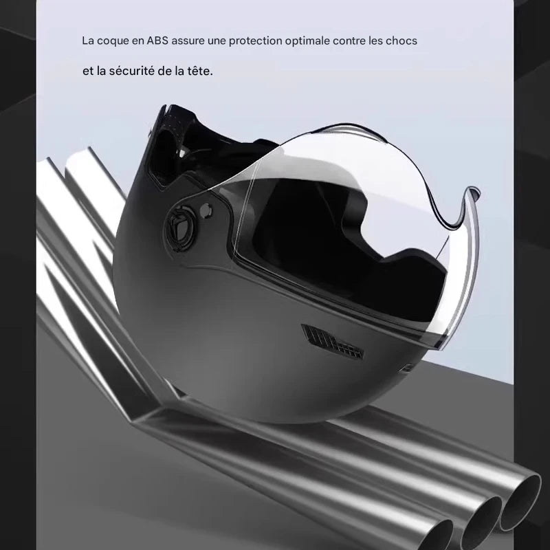Casque vélo visière amovible - SafeMotion