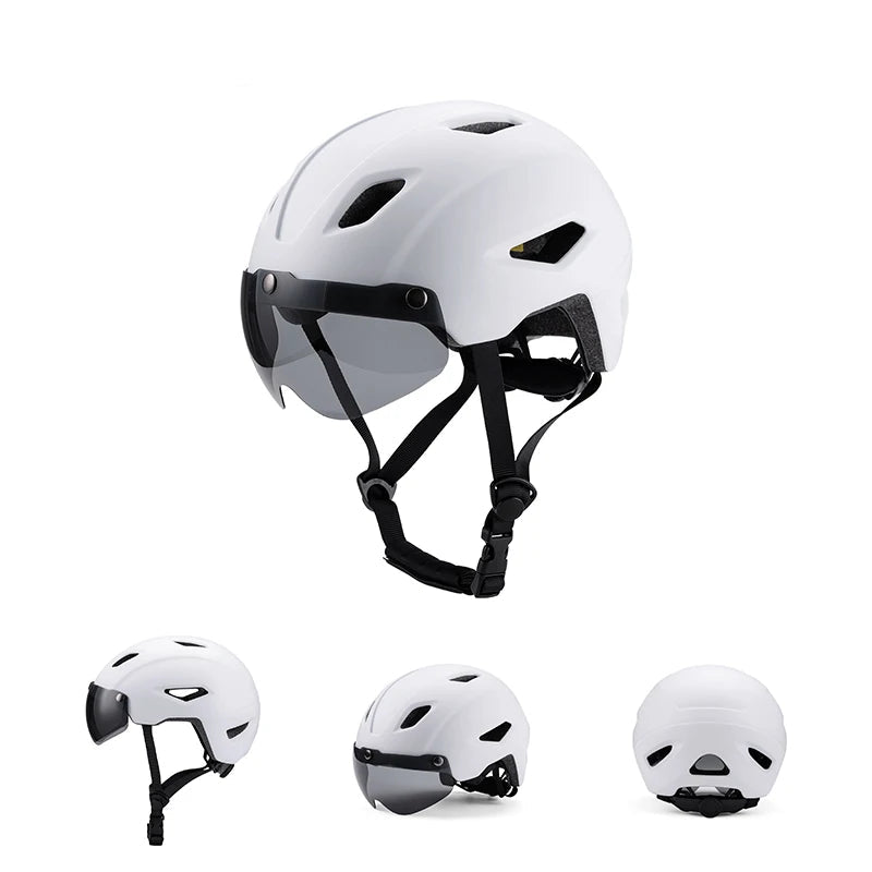 Casque velo enfant visiere - SafeMotion