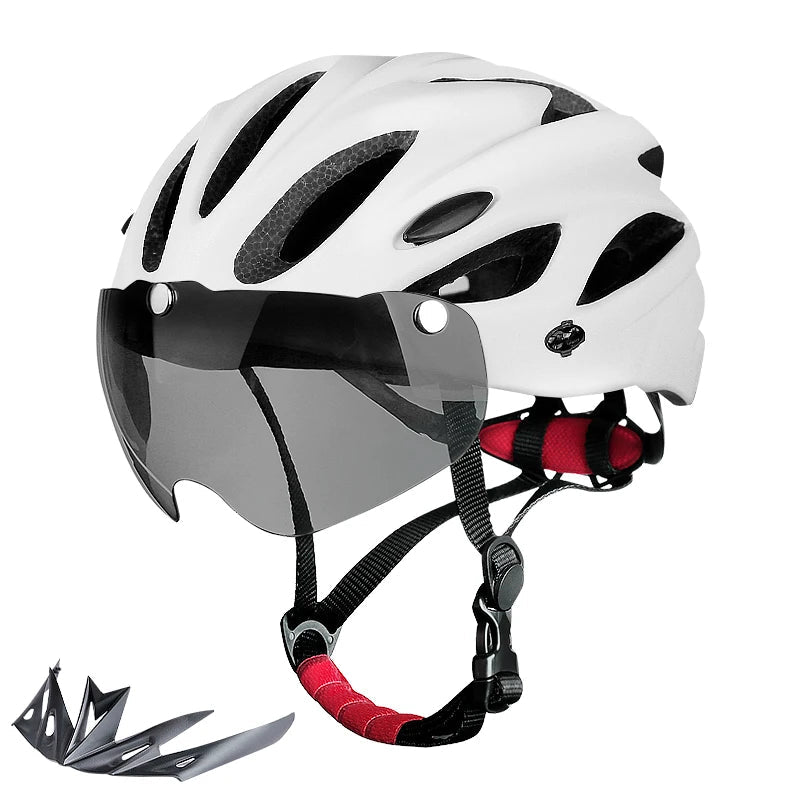 Casque vélo visière lumière - SafeMotion
