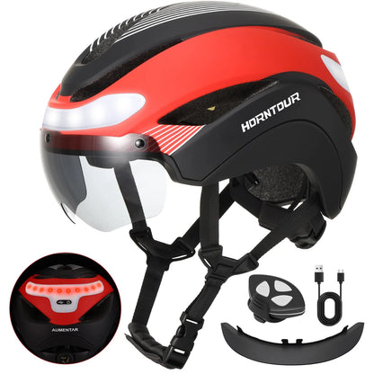 casque vélo avec lumière - SafeMotion