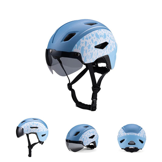 Casque velo enfant visiere - SafeMotion