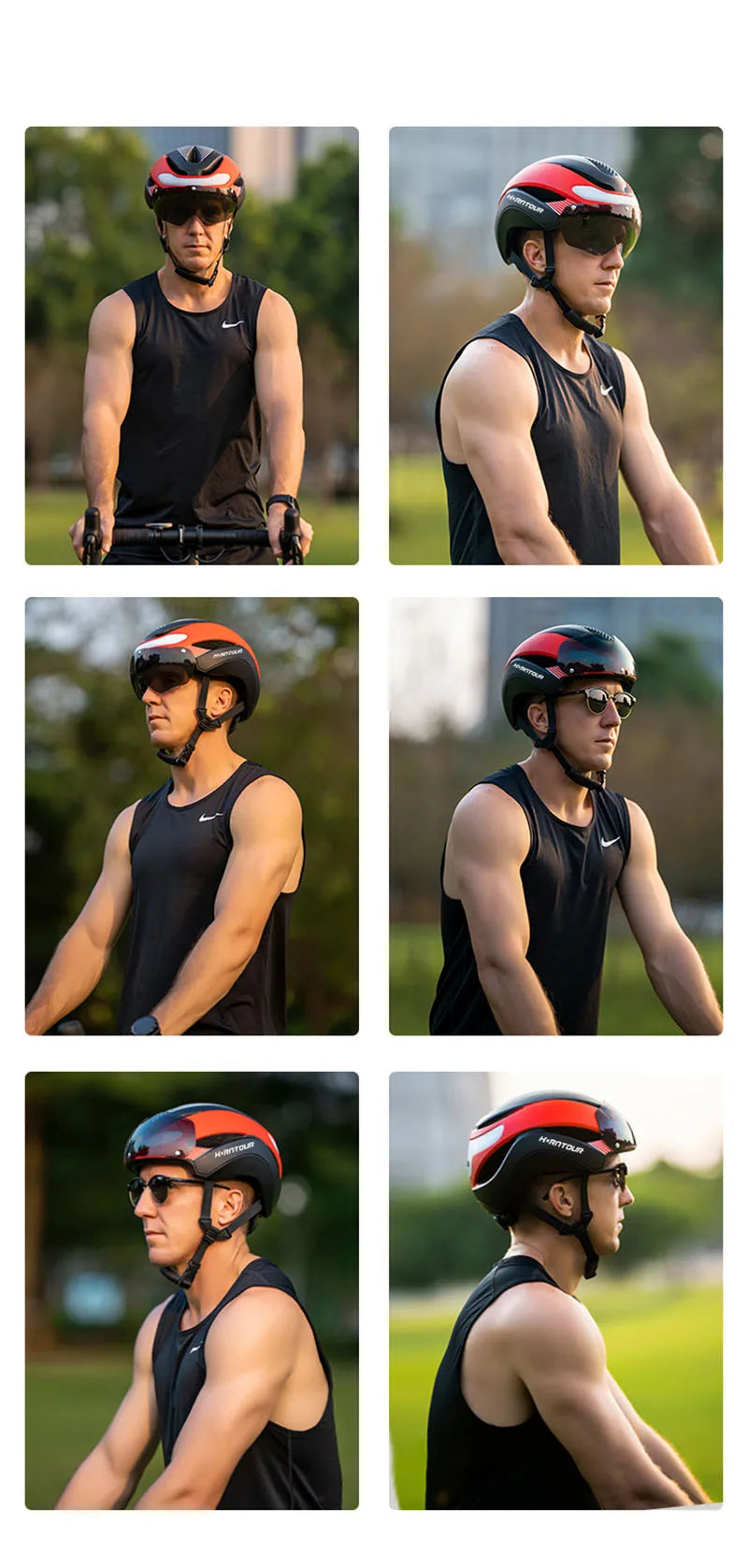 casque vélo avec lumière - SafeMotion