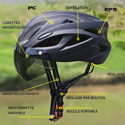 Casque visière vélo - SafeMotion