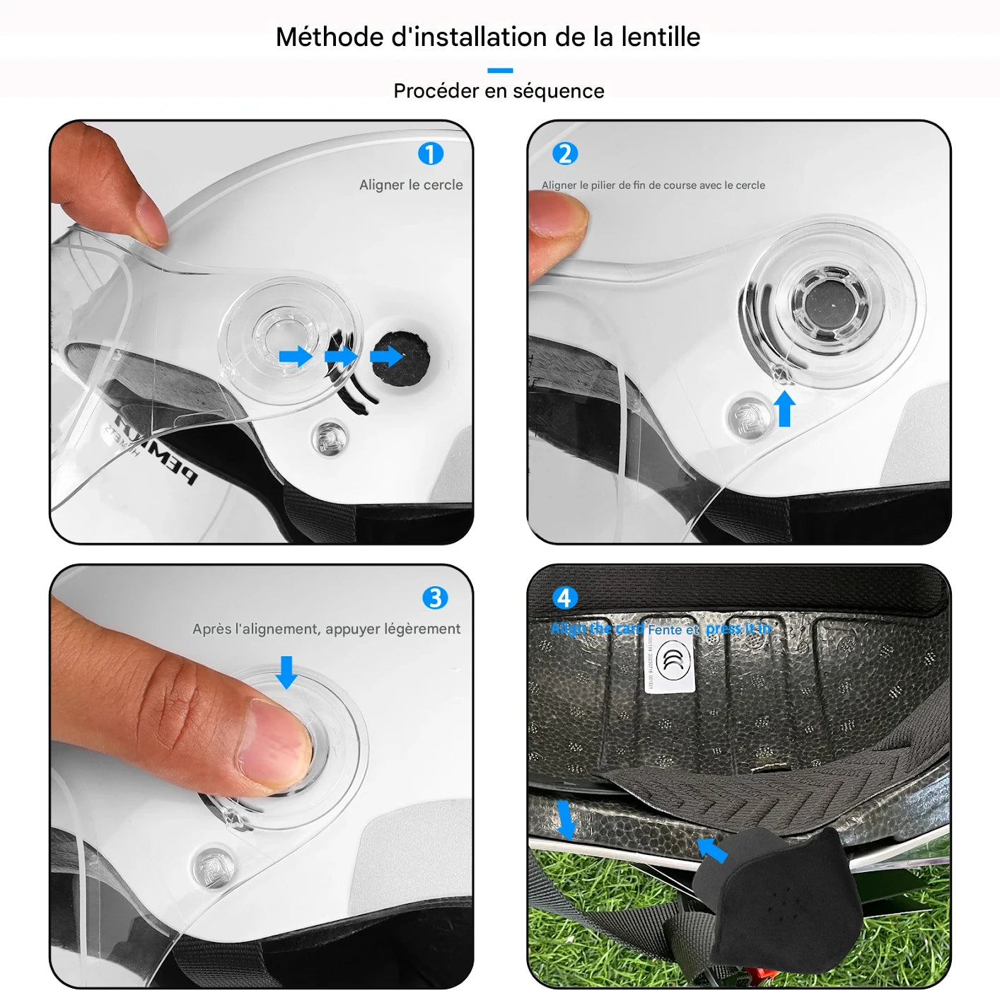 Casque avec visière pour vélo - SafeMotion