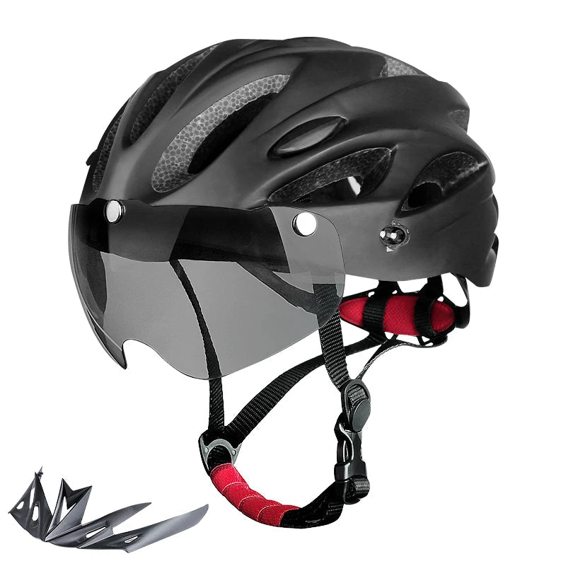 Casque vélo visière lumière - SafeMotion
