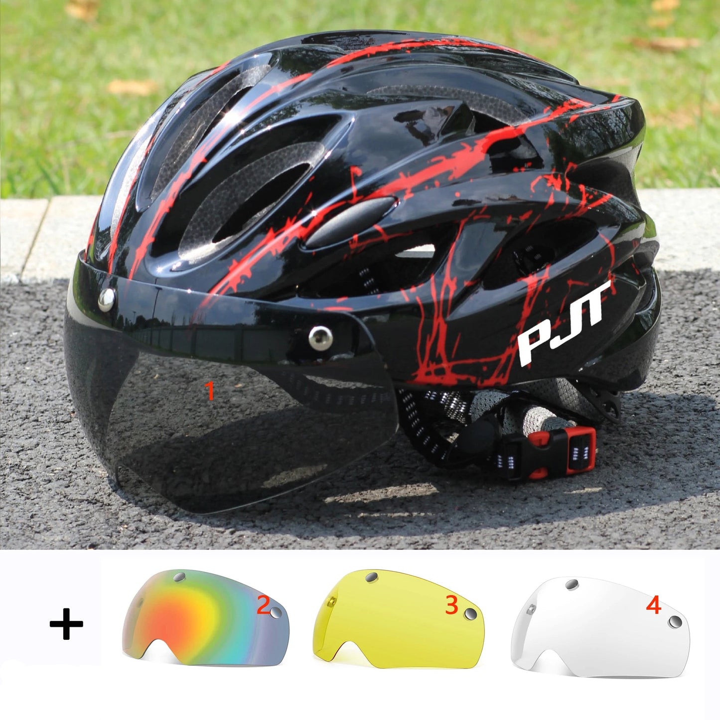 Casque visière vélo - SafeMotion