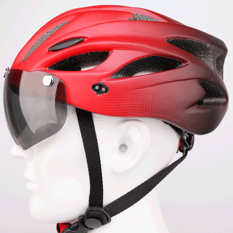 Casque vélo visière lumière - SafeMotion