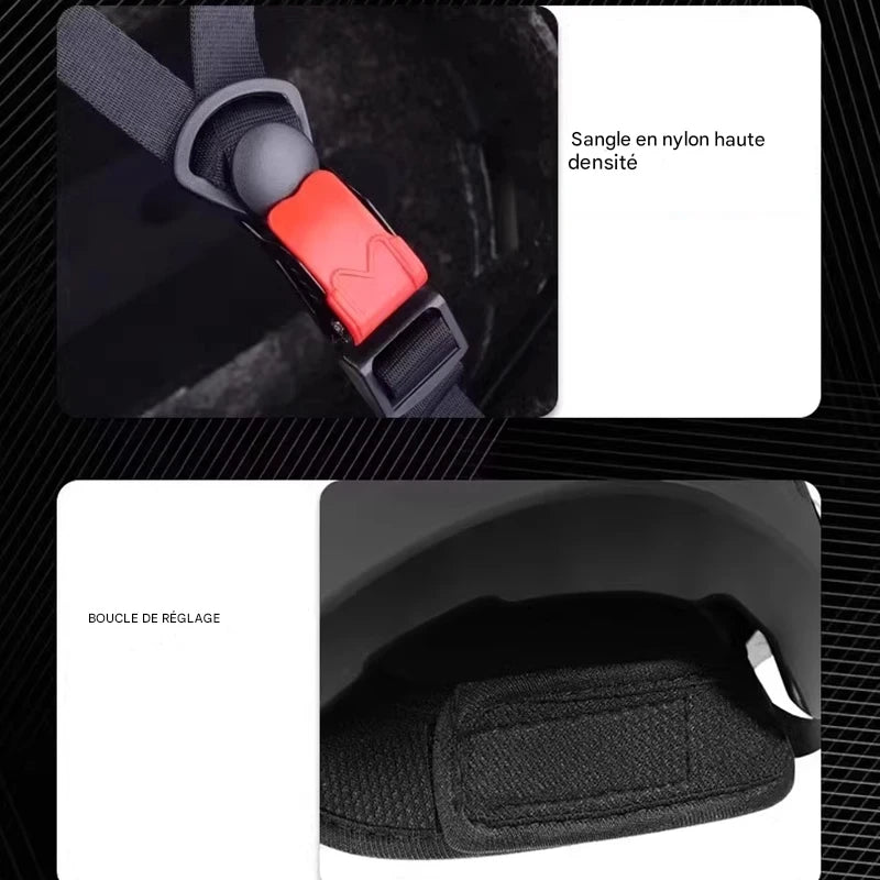 Casque vélo visière amovible - SafeMotion
