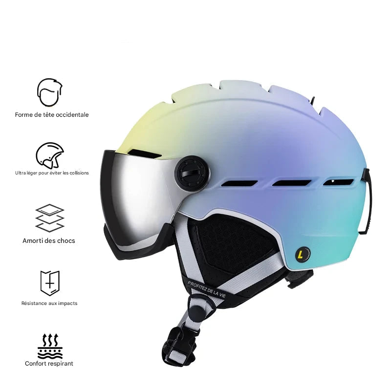 Casque vélo visière solaire - SafeMotion