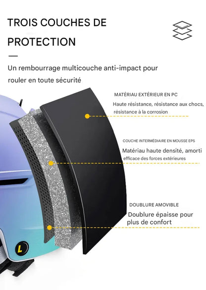 Casque vélo visière solaire - SafeMotion