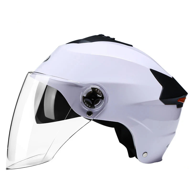 Casque vélo avec visière et clignotant - SafeMotion