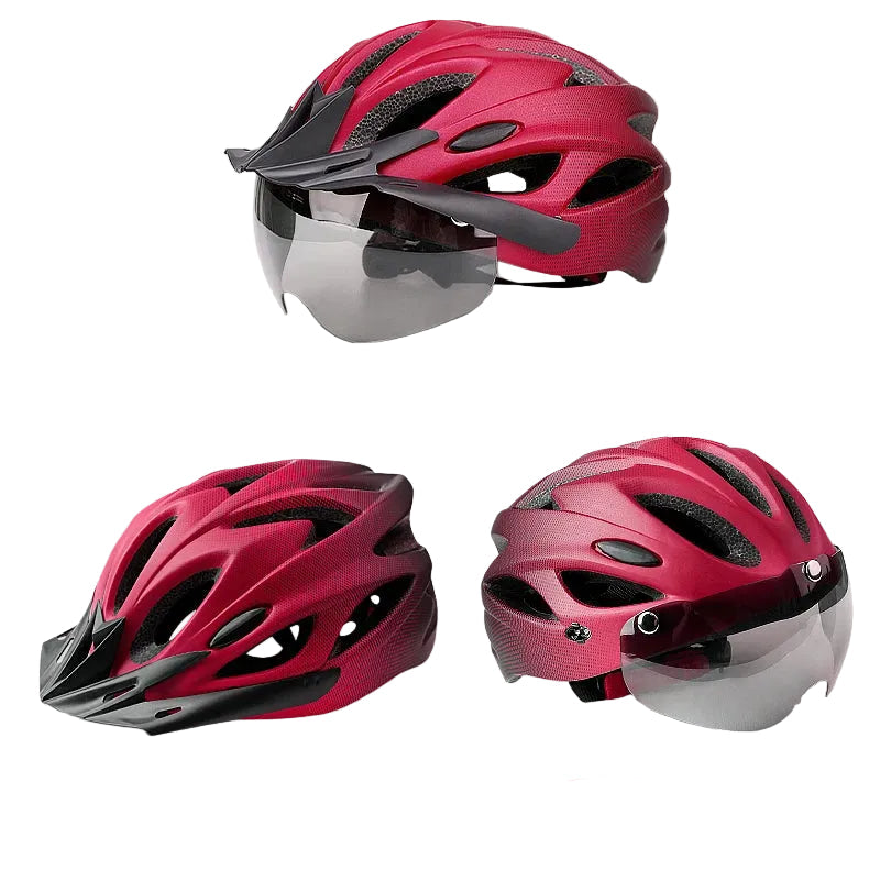 Casque vélo visière lumière - SafeMotion