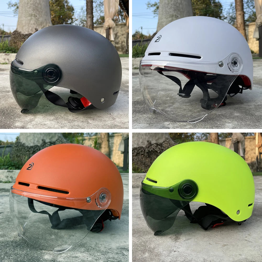 Casque avec visière pour vélo - SafeMotion
