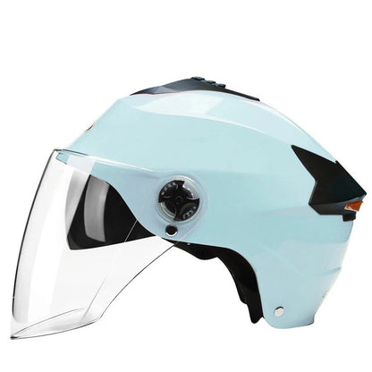 Casque vélo avec visière et clignotant - SafeMotion