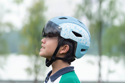 Casque velo enfant visiere - SafeMotion