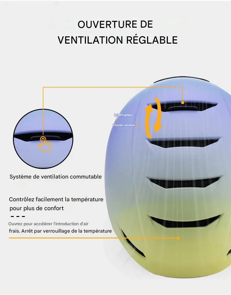 Casque vélo visière solaire - SafeMotion