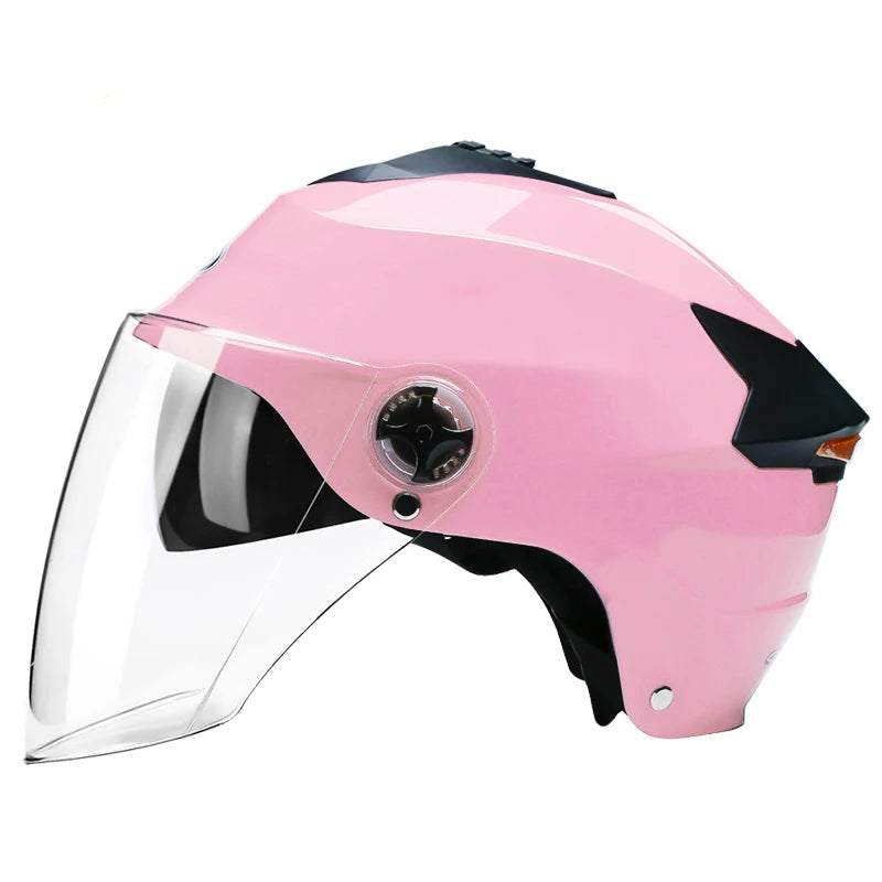 Casque vélo avec visière et clignotant - SafeMotion