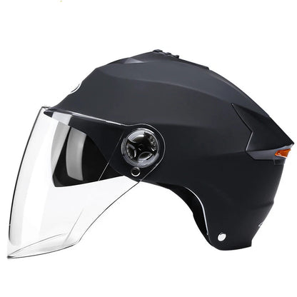 Casque vélo avec visière et clignotant - SafeMotion