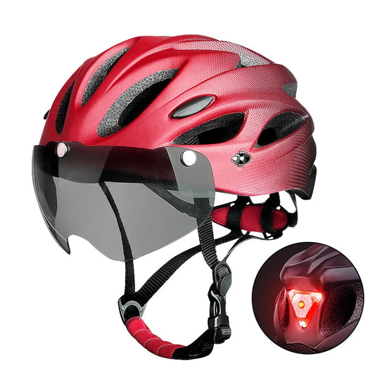 Casque vélo visière lumière - SafeMotion