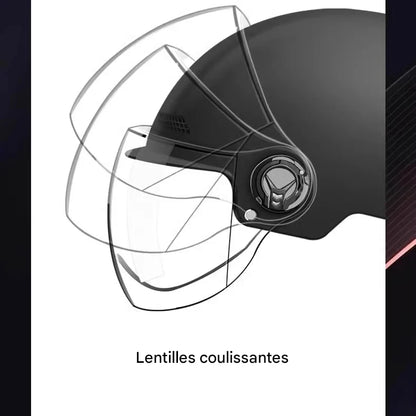 Casque vélo visière amovible - SafeMotion