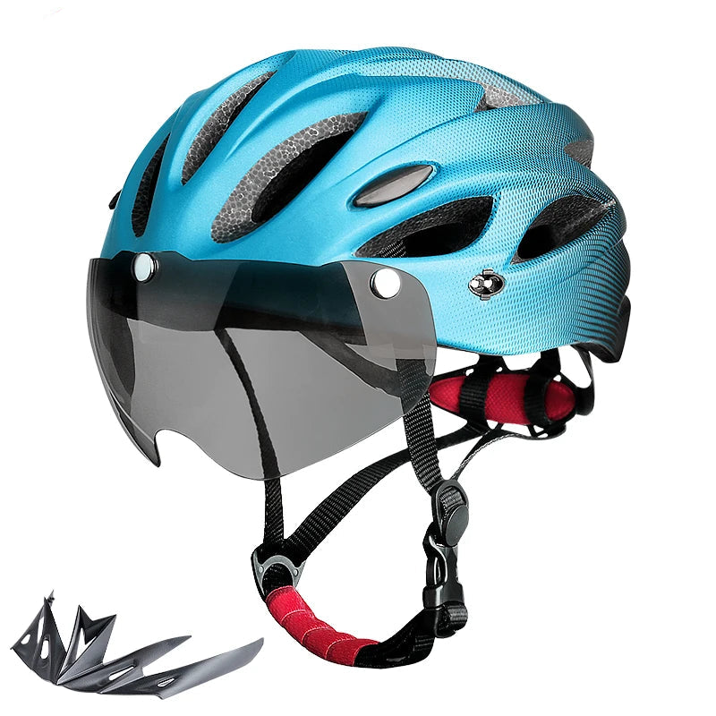 Casque vélo visière lumière - SafeMotion