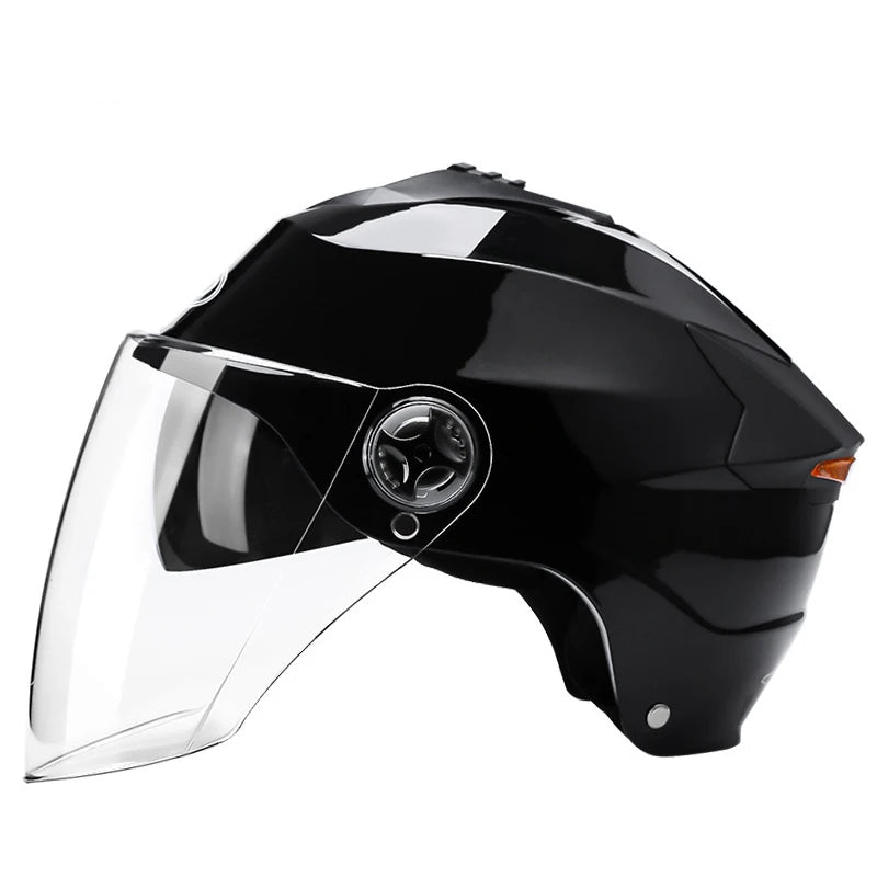 Casque vélo avec visière et clignotant - SafeMotion