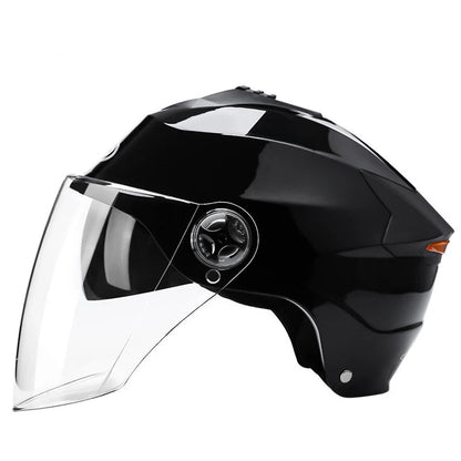 Casque vélo avec visière et clignotant - SafeMotion