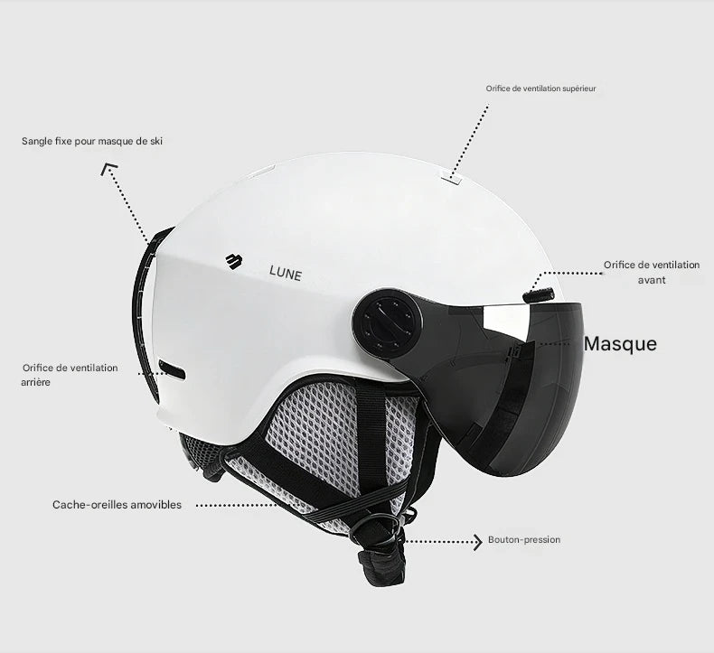 Casque vélo urbain visière - SafeMotion