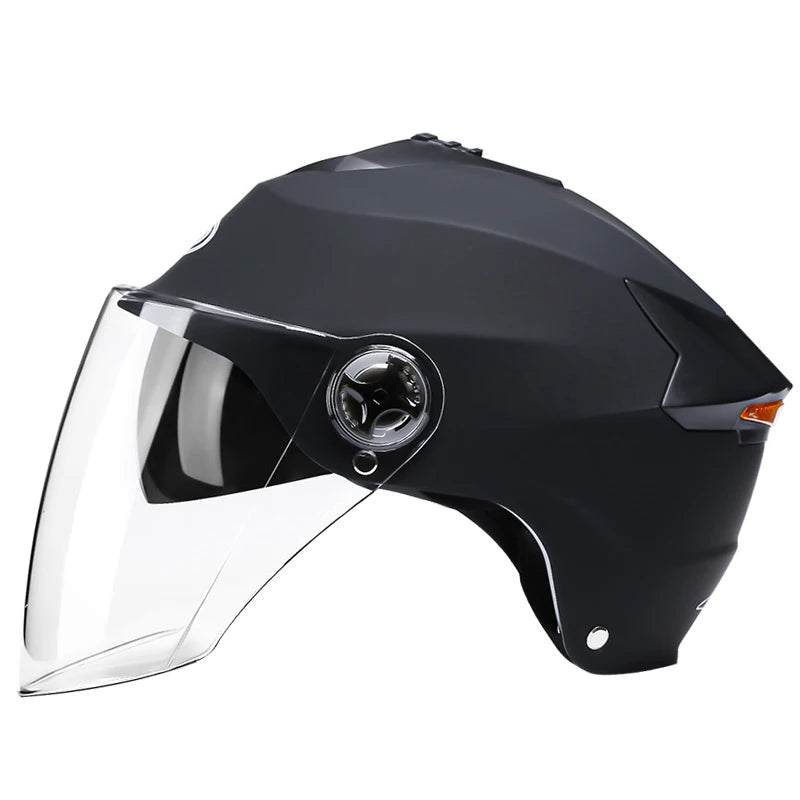 Casque vélo avec visière et clignotant - SafeMotion