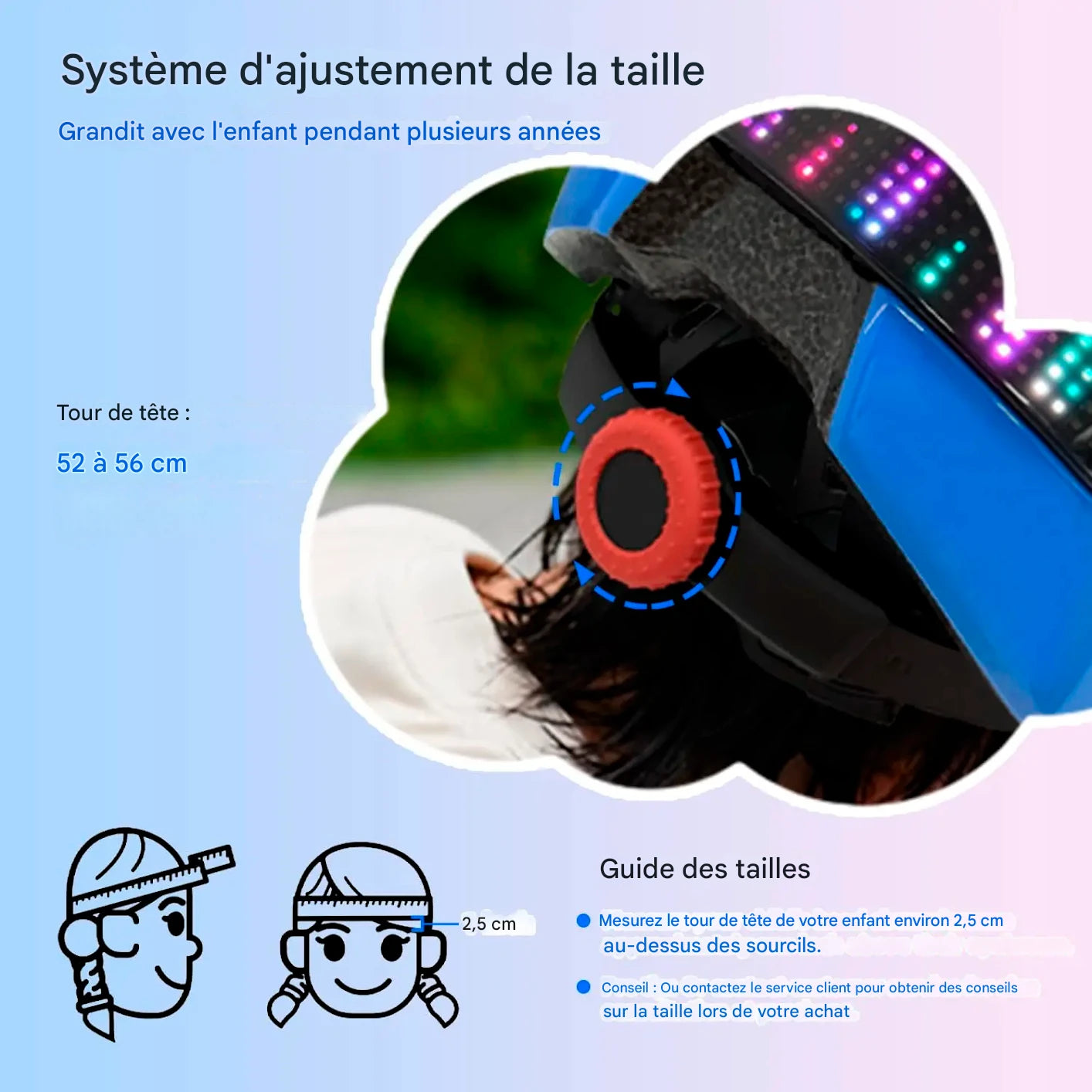 Casque vélo enfant 4 ans - 8 ans - SafeMotion